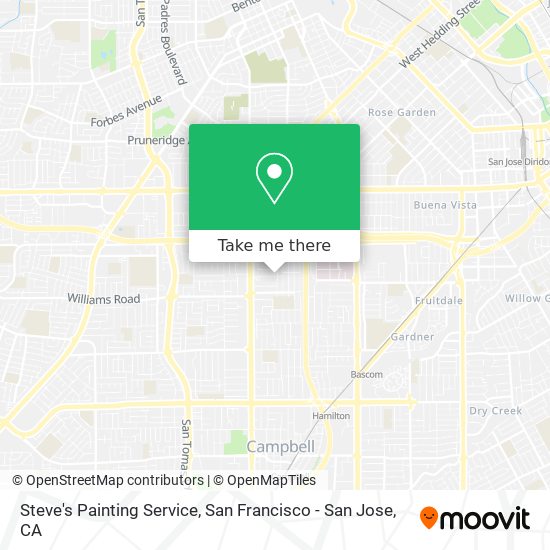 Steve's Painting Service map