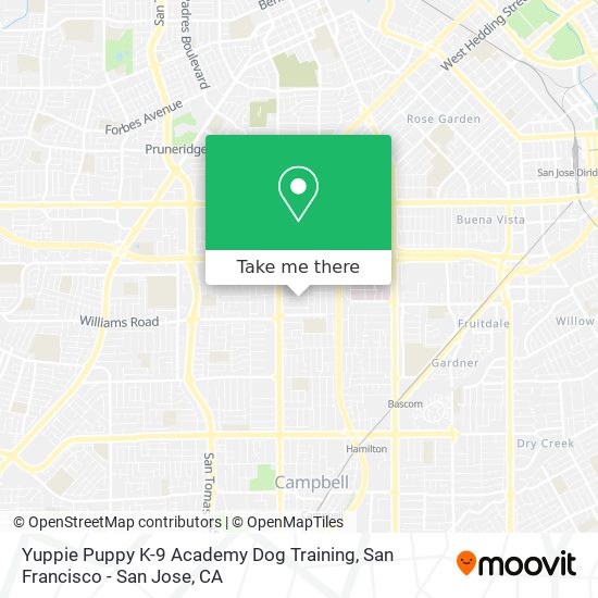 Mapa de Yuppie Puppy K-9 Academy Dog Training