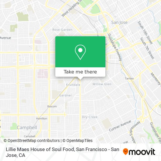Mapa de Lillie Maes House of Soul Food