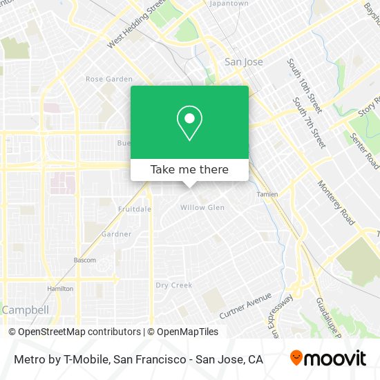 Mapa de Metro by T-Mobile