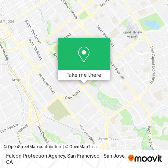 Mapa de Falcon Protection Agency