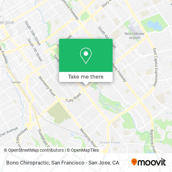 Mapa de Bono Chiropractic