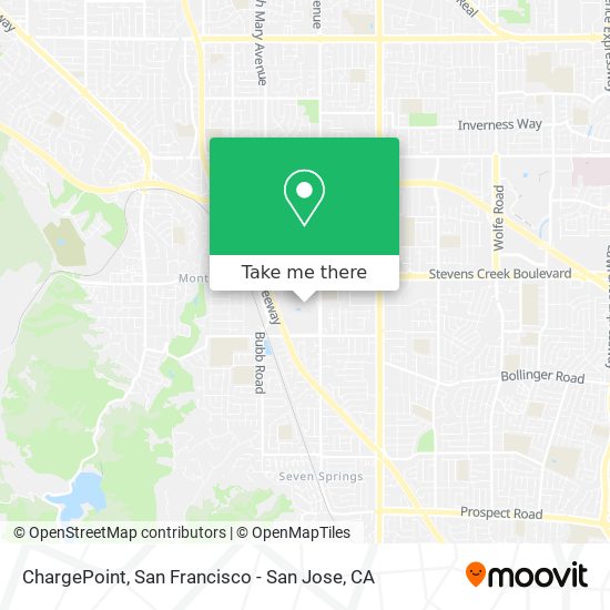 Mapa de ChargePoint