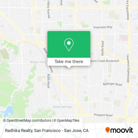 Radhika Realty map