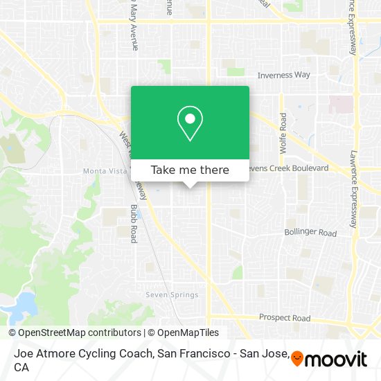 Joe Atmore Cycling Coach map