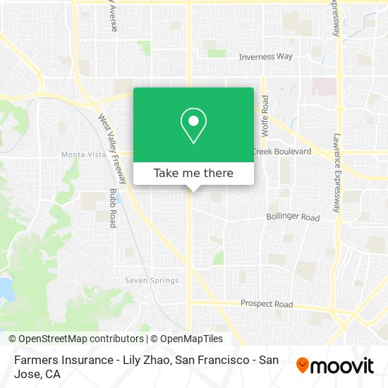 Farmers Insurance - Lily Zhao map