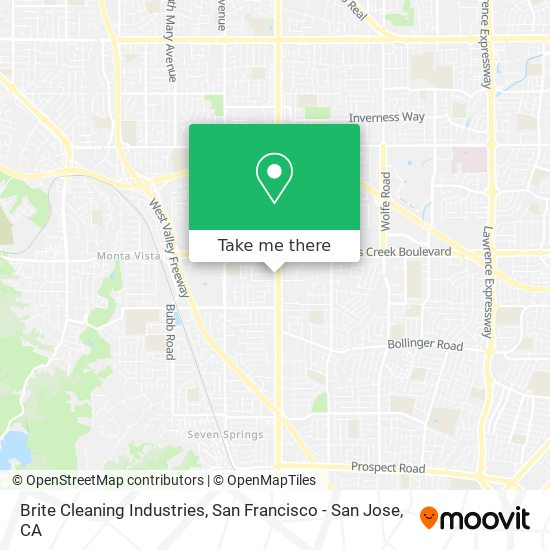 Brite Cleaning Industries map