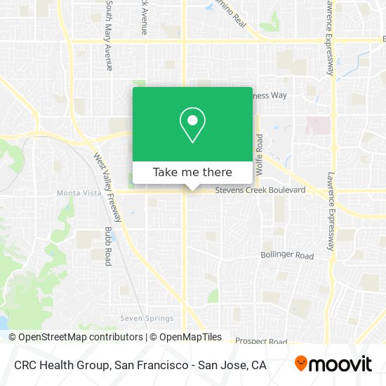 CRC Health Group map