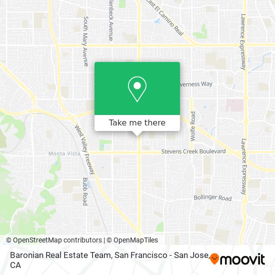 Baronian Real Estate Team map