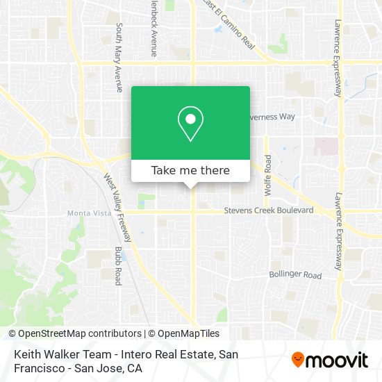 Keith Walker Team - Intero Real Estate map