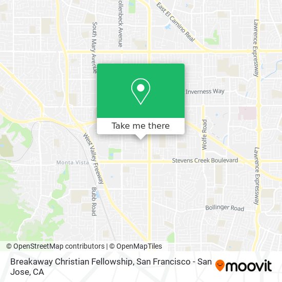 Breakaway Christian Fellowship map