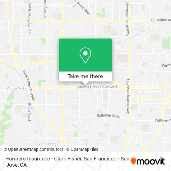 Mapa de Farmers Insurance - Clark Fisher