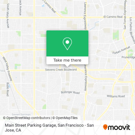 Main Street Parking Garage map