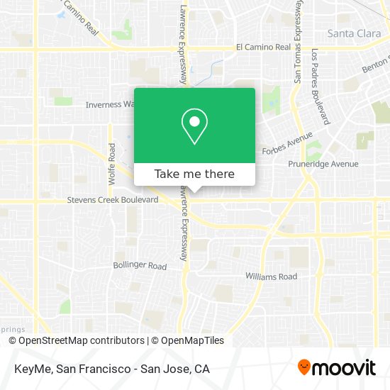 KeyMe map