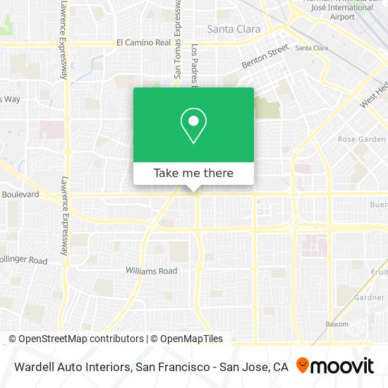 Wardell Auto Interiors map