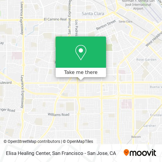 Elisa Healing Center map