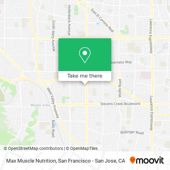 Max Muscle Nutrition map