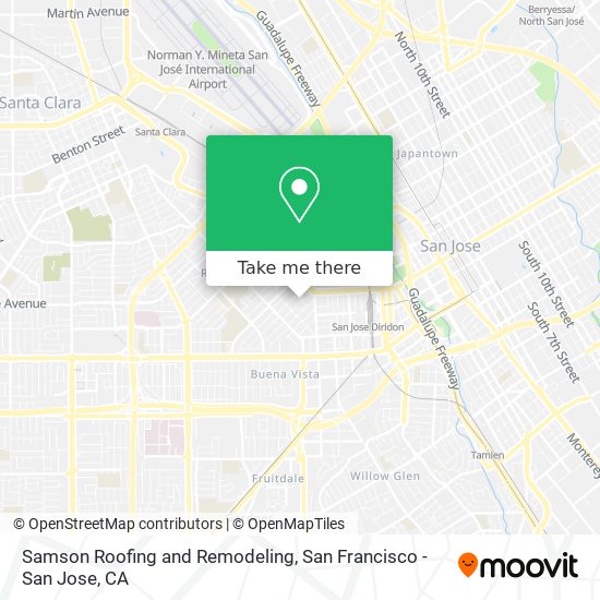 Mapa de Samson Roofing and Remodeling