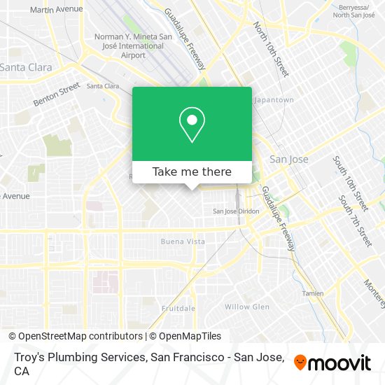 Mapa de Troy's Plumbing Services