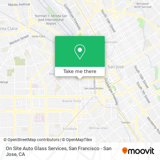 On Site Auto Glass Services map