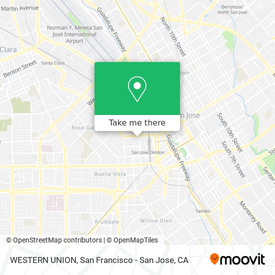 WESTERN UNION map