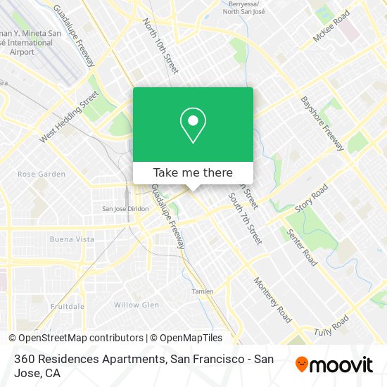 360 Residences Apartments map