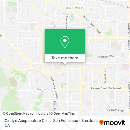 Mapa de Cindy's Acupuncture Clinic