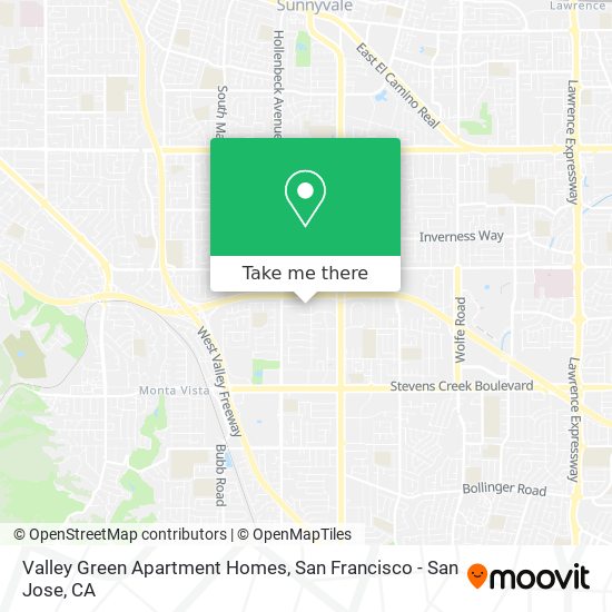 Valley Green Apartment Homes map