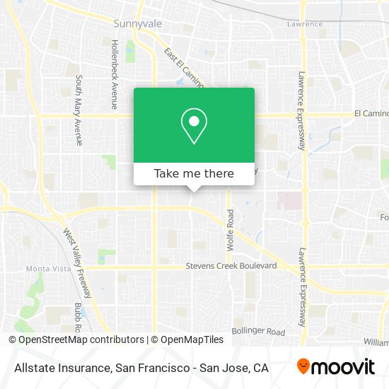 Mapa de Allstate Insurance