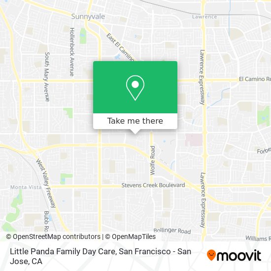 Little Panda Family Day Care map