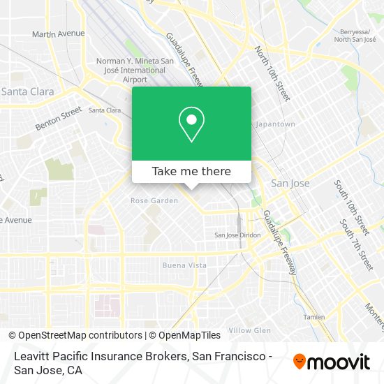 Leavitt Pacific Insurance Brokers map