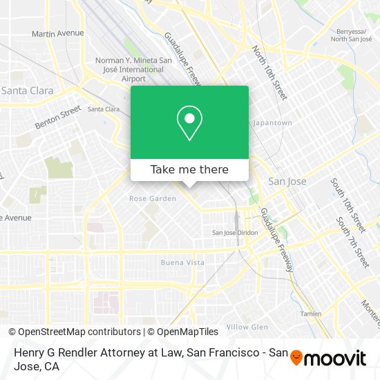 Henry G Rendler Attorney at Law map