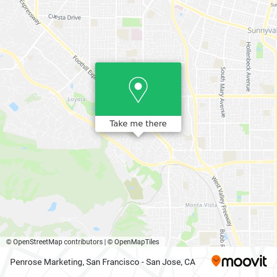 Penrose Marketing map