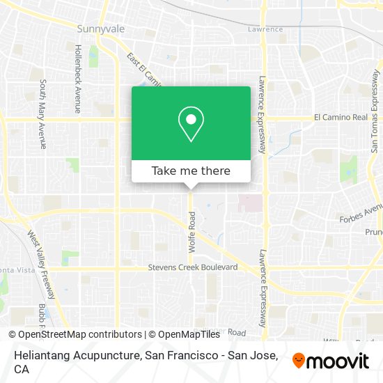 Mapa de Heliantang Acupuncture