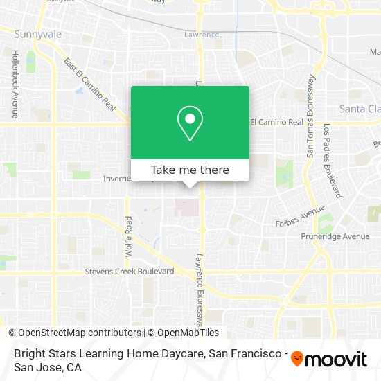 Bright Stars Learning Home Daycare map
