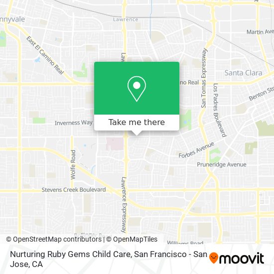 Mapa de Nurturing Ruby Gems Child Care