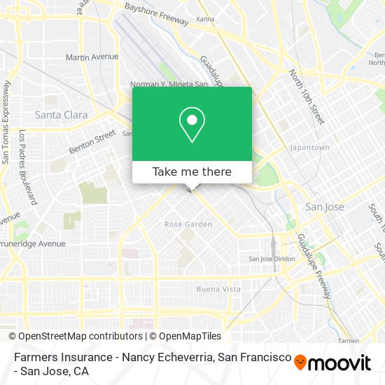 Mapa de Farmers Insurance - Nancy Echeverria