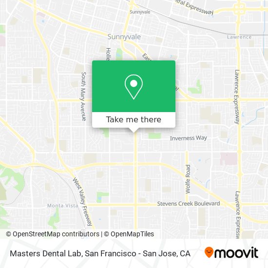 Masters Dental Lab map