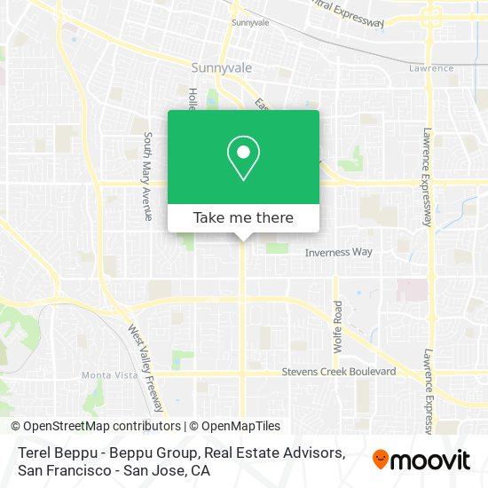 Terel Beppu - Beppu Group, Real Estate Advisors map