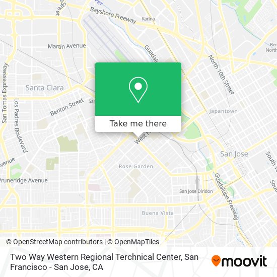 Mapa de Two Way Western Regional Terchnical Center