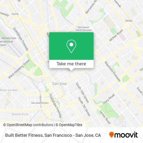 Built Better Fitness map