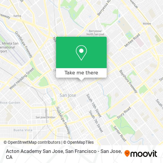 Acton Academy San Jose map