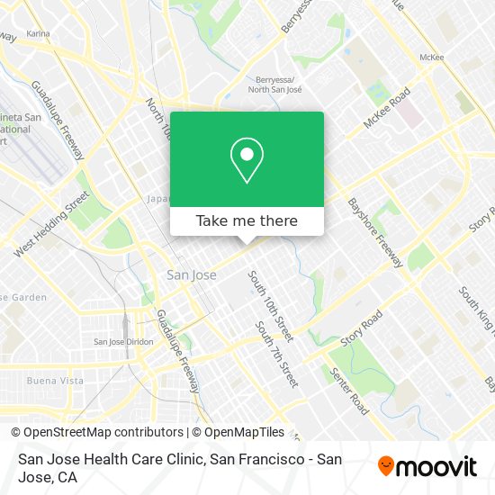 San Jose Health Care Clinic map