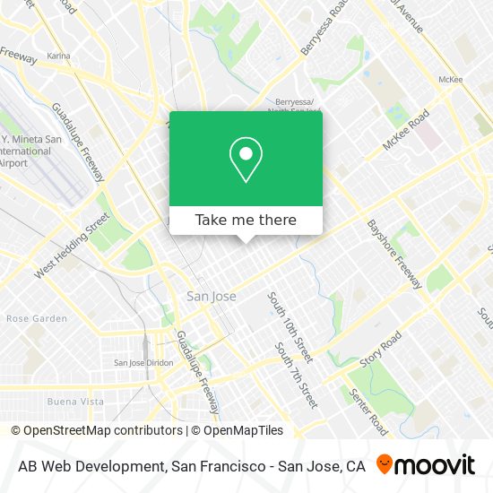 AB Web Development map