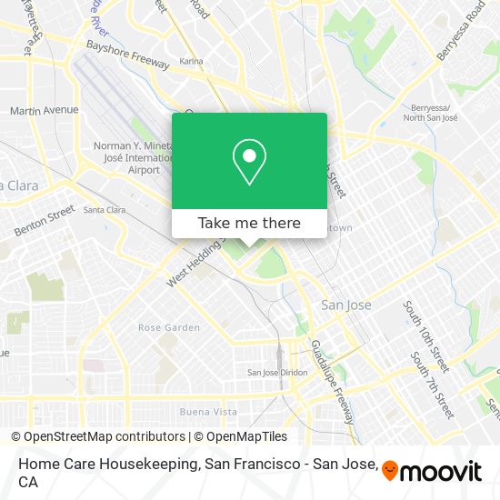 Home Care Housekeeping map