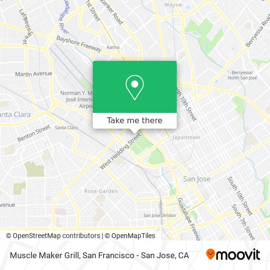 Mapa de Muscle Maker Grill