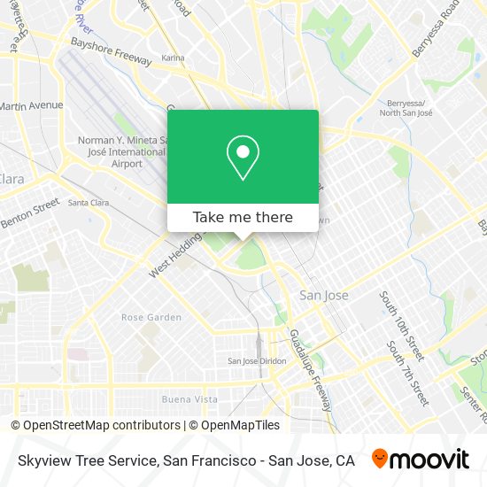 Skyview Tree Service map