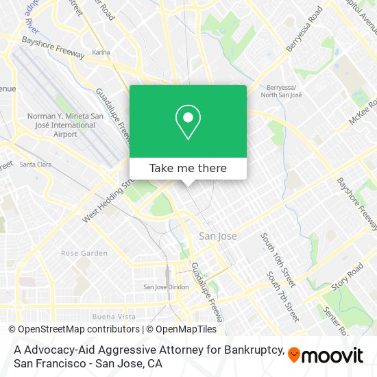 Mapa de A Advocacy-Aid Aggressive Attorney for Bankruptcy