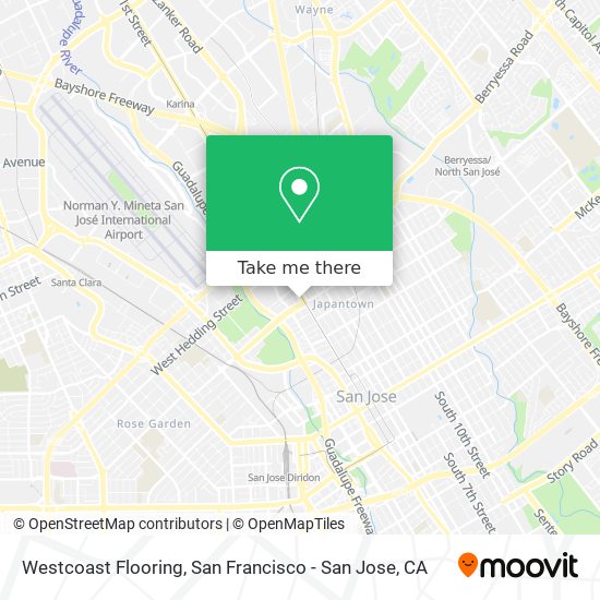 Westcoast Flooring map