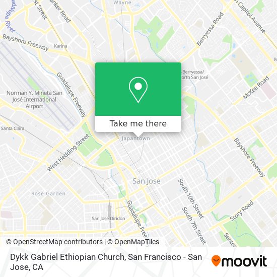 Mapa de Dykk Gabriel Ethiopian Church